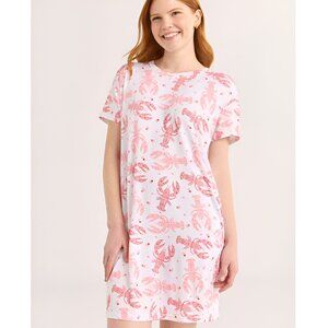 NEW 2X/3X Women's Soft Lobster Nightgown w/ Pockets